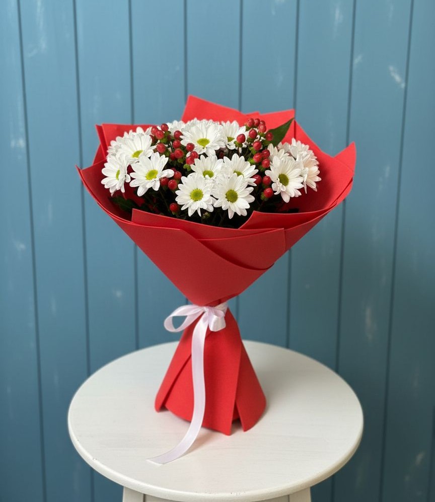 Букет цветов из: Хризантемы в Гофицком