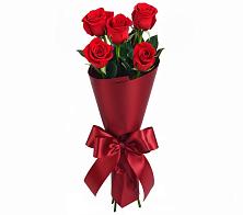 Букет 5 Красных роз Эдлесс Лав в Гофицком