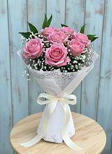 Букет цветов из:  Розы #REPLACE_PRED# Гофицком