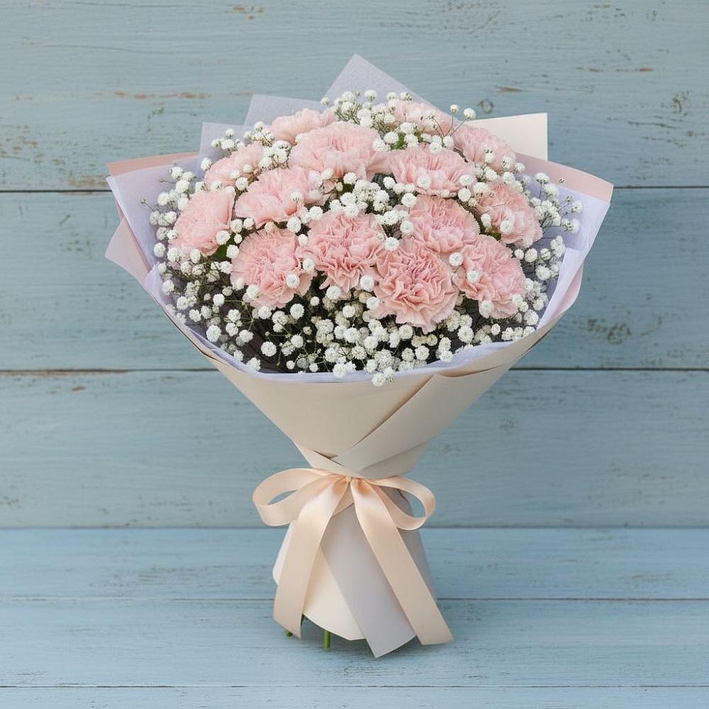 Букет цветов из: Гвоздики в Гофицком