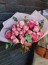 Букет розы в пальмах в Гофицком Букет цветов из: Розы в Гофицком