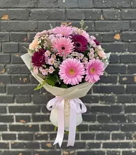 Букет цветов из:  Герберы и Хризантемы в Гофицком