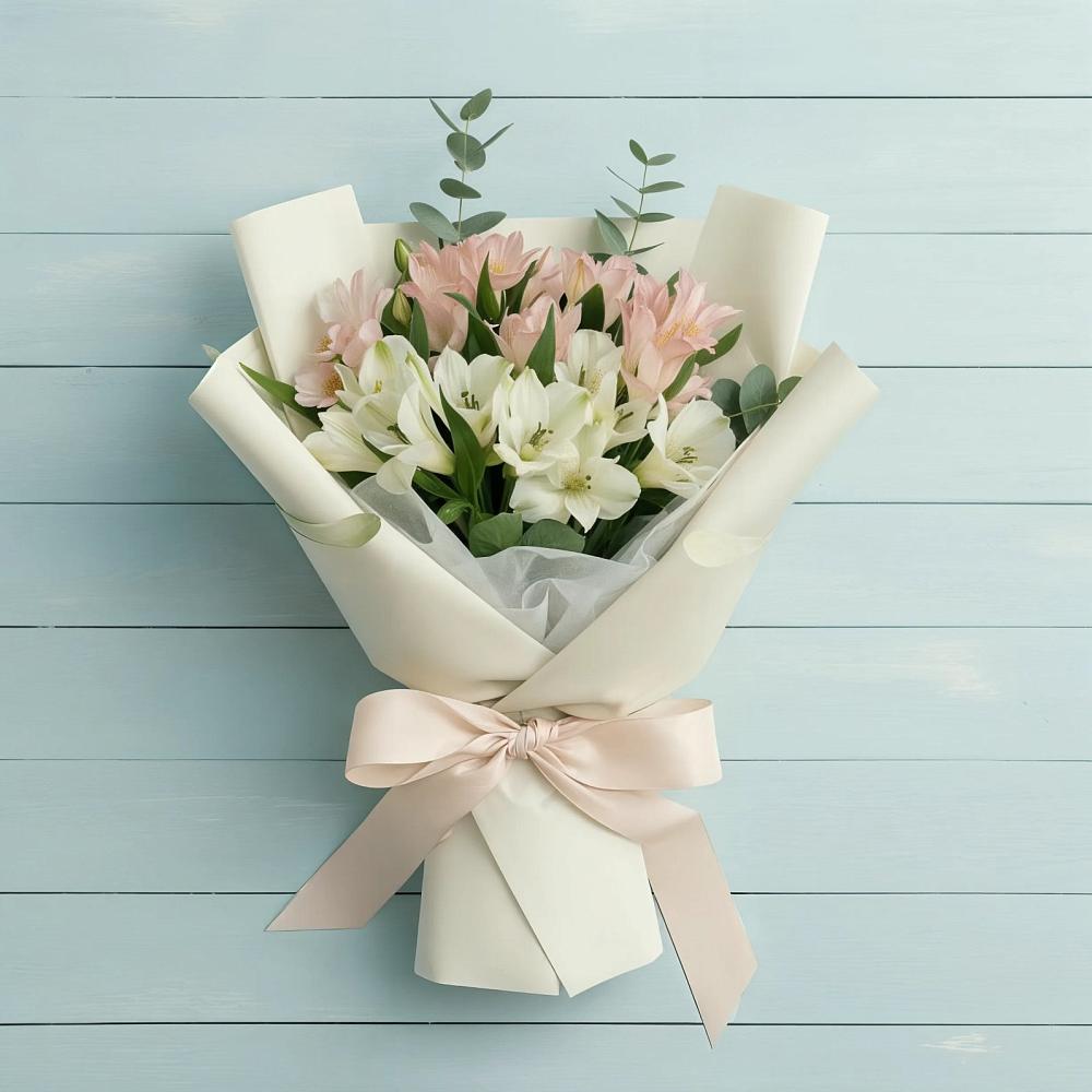 Букет цветов из: Альстромерии в Гофицком