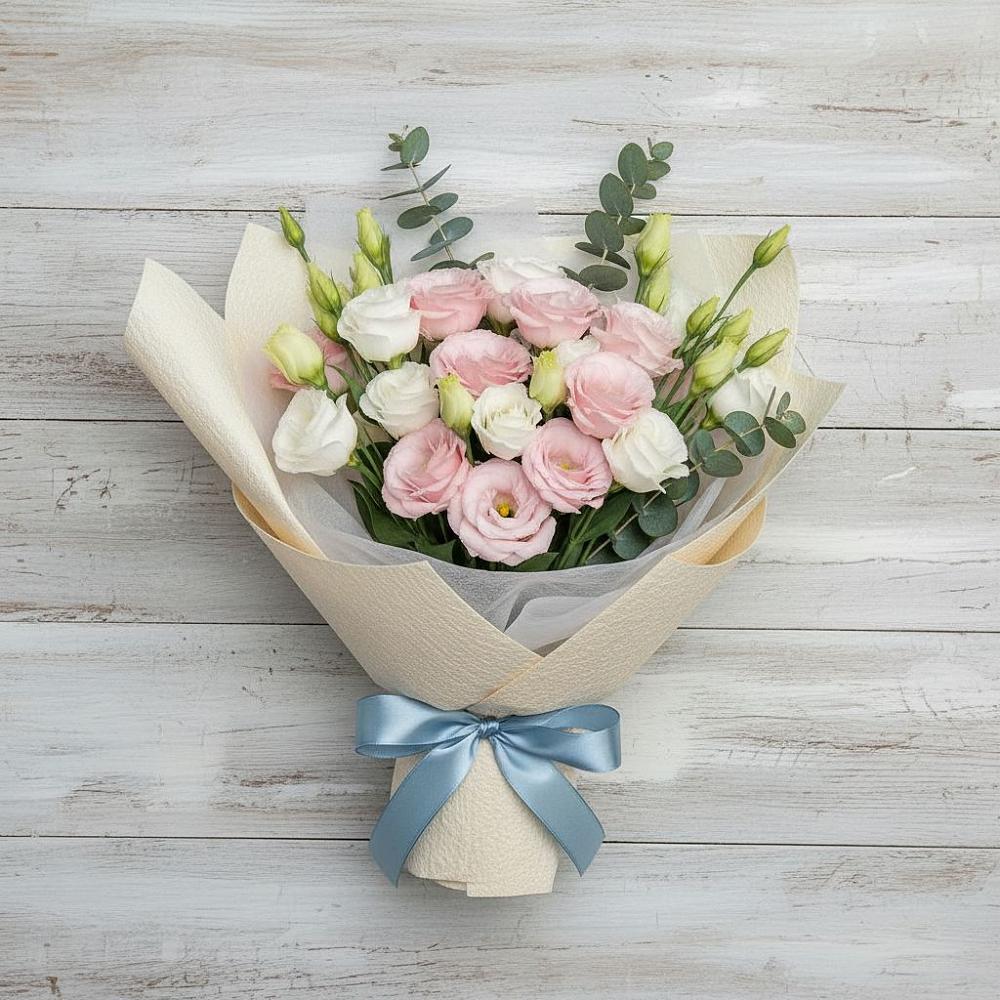 Букет цветов из: Лизиантусы в Гофицком